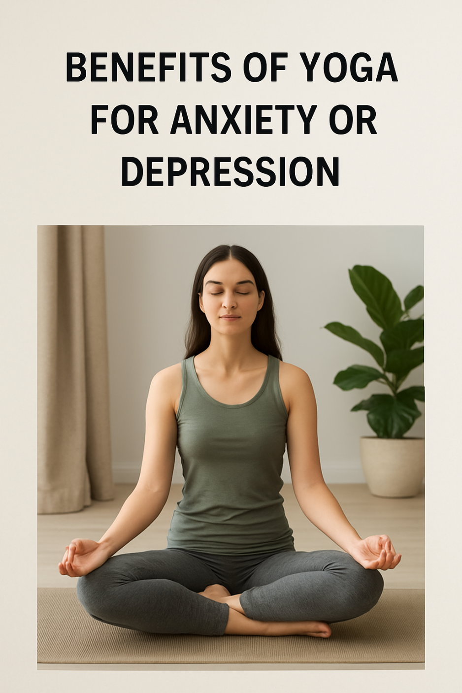 Benefits of Yoga for Anxiety and Depression | Natural Mental Health Support